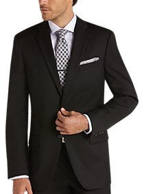 Joseph Abboud Black Slim Fit Suit Separates Coat