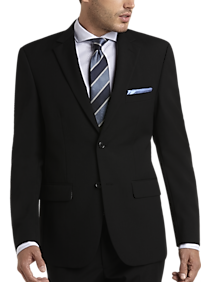 Pronto Uomo Black Modern Fit Suit