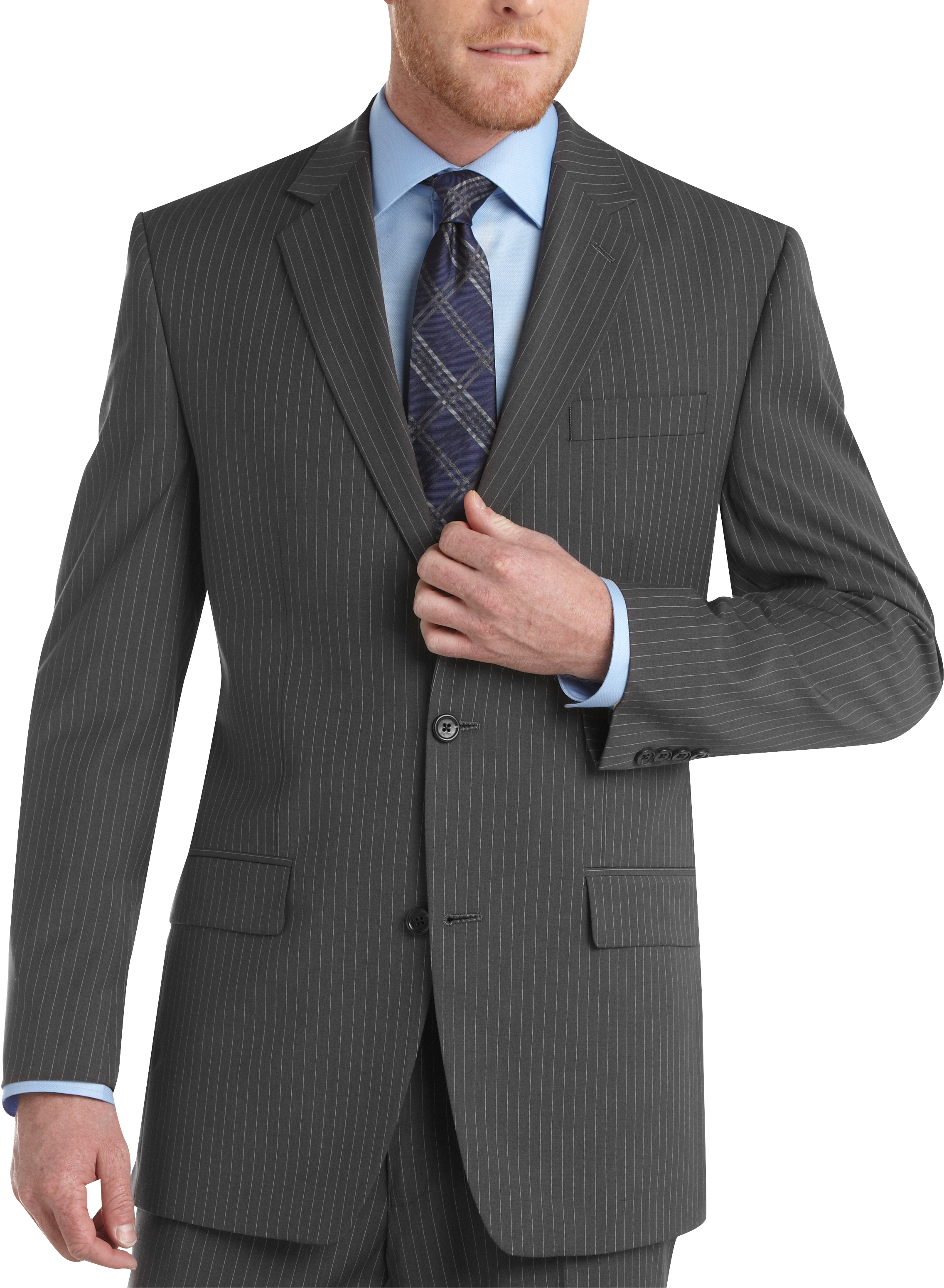 Michael Kors Gray Pinstripe Slim Fit Suit
