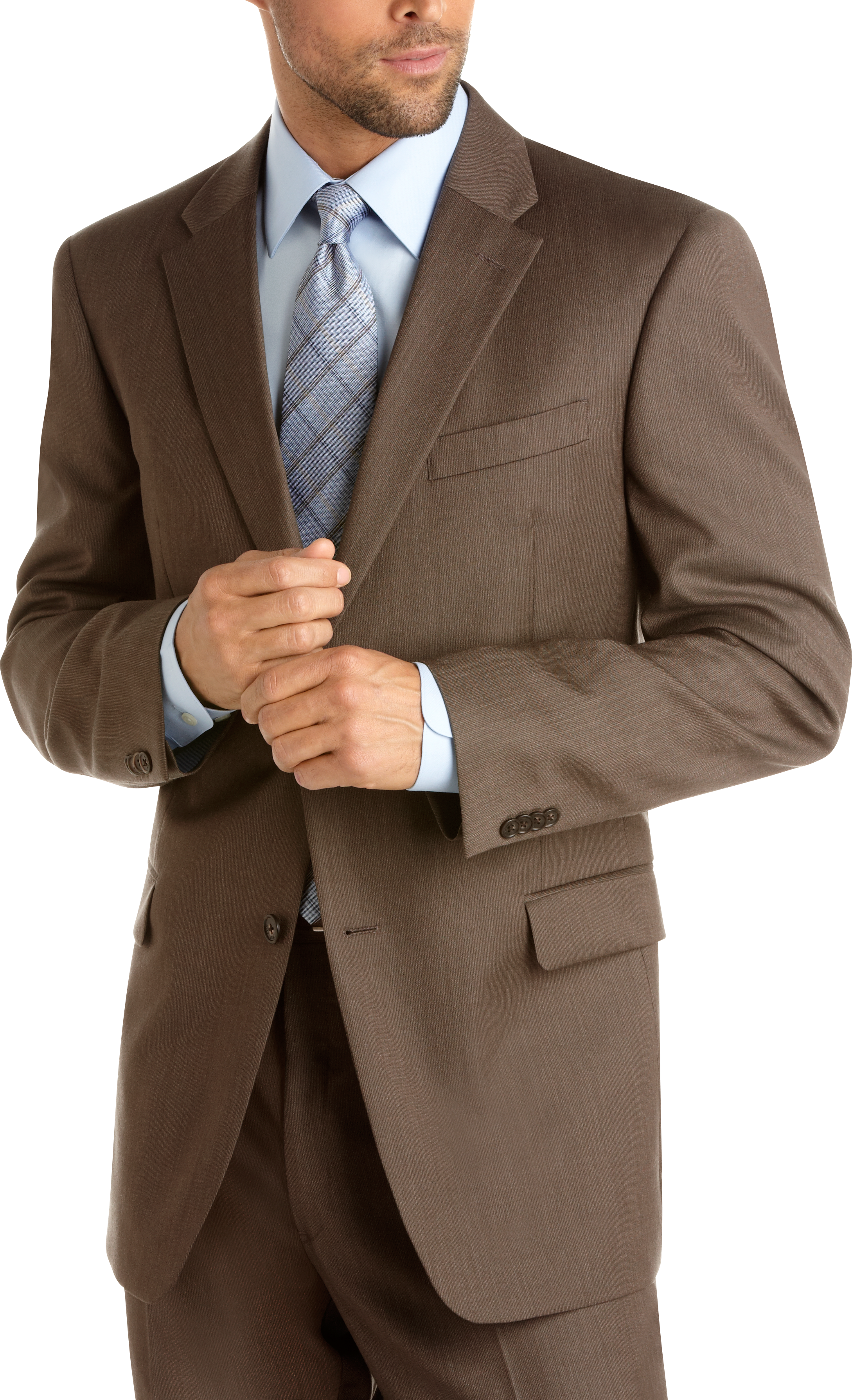 Tommy Hilfiger Olive Ribbed Modern Fit Suit