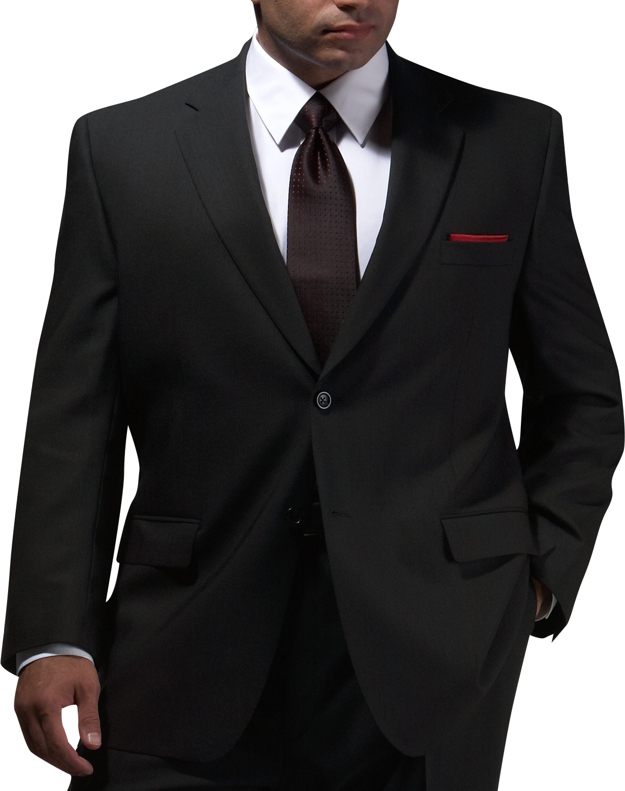 Joseph & Feiss Black Portly Suit