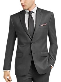 Lauren by Ralph Lauren Charcoal Tic Classic Fit Suit