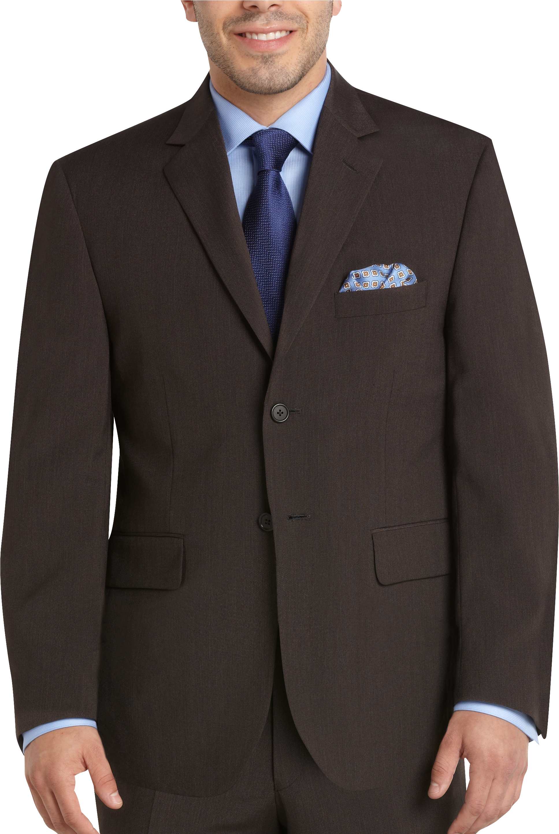 Wilke Rodriguez Brown Extra Short Suit