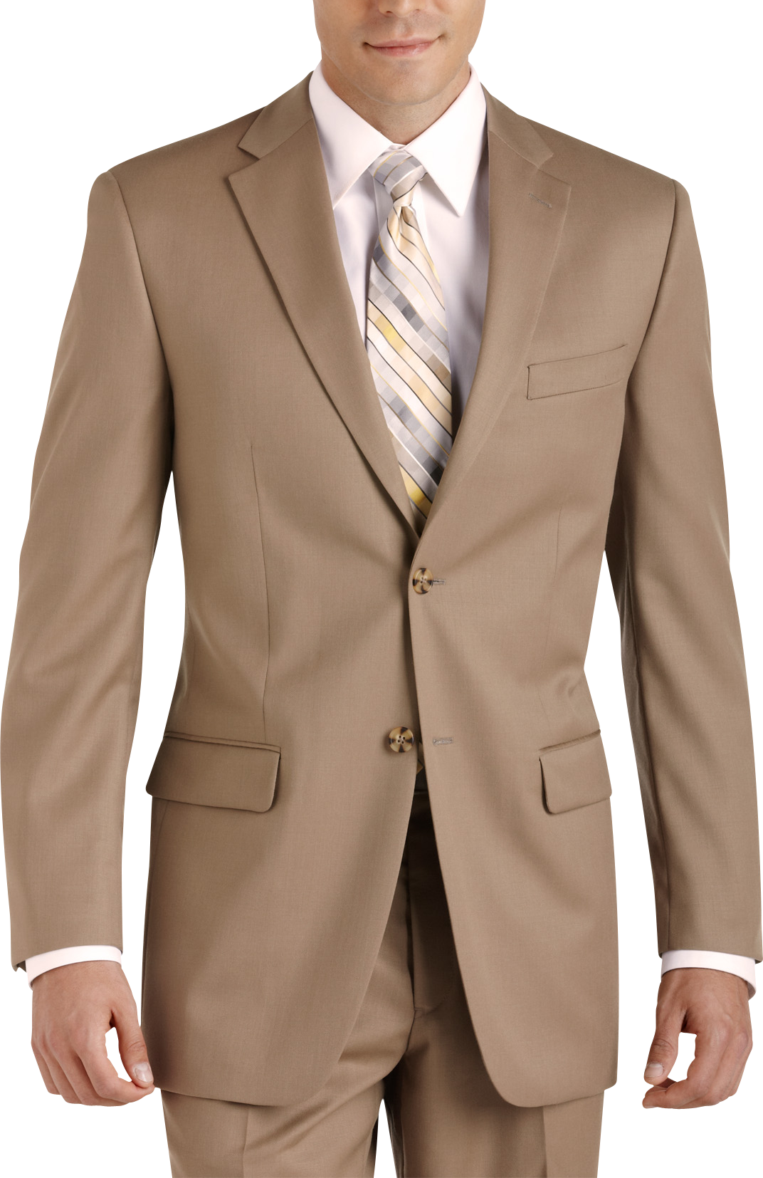 Tommy Hilfiger Tan Suit Separates Coat