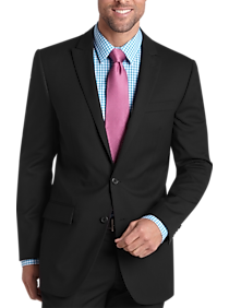 Egara Black Slim Fit Suit Separates Coat