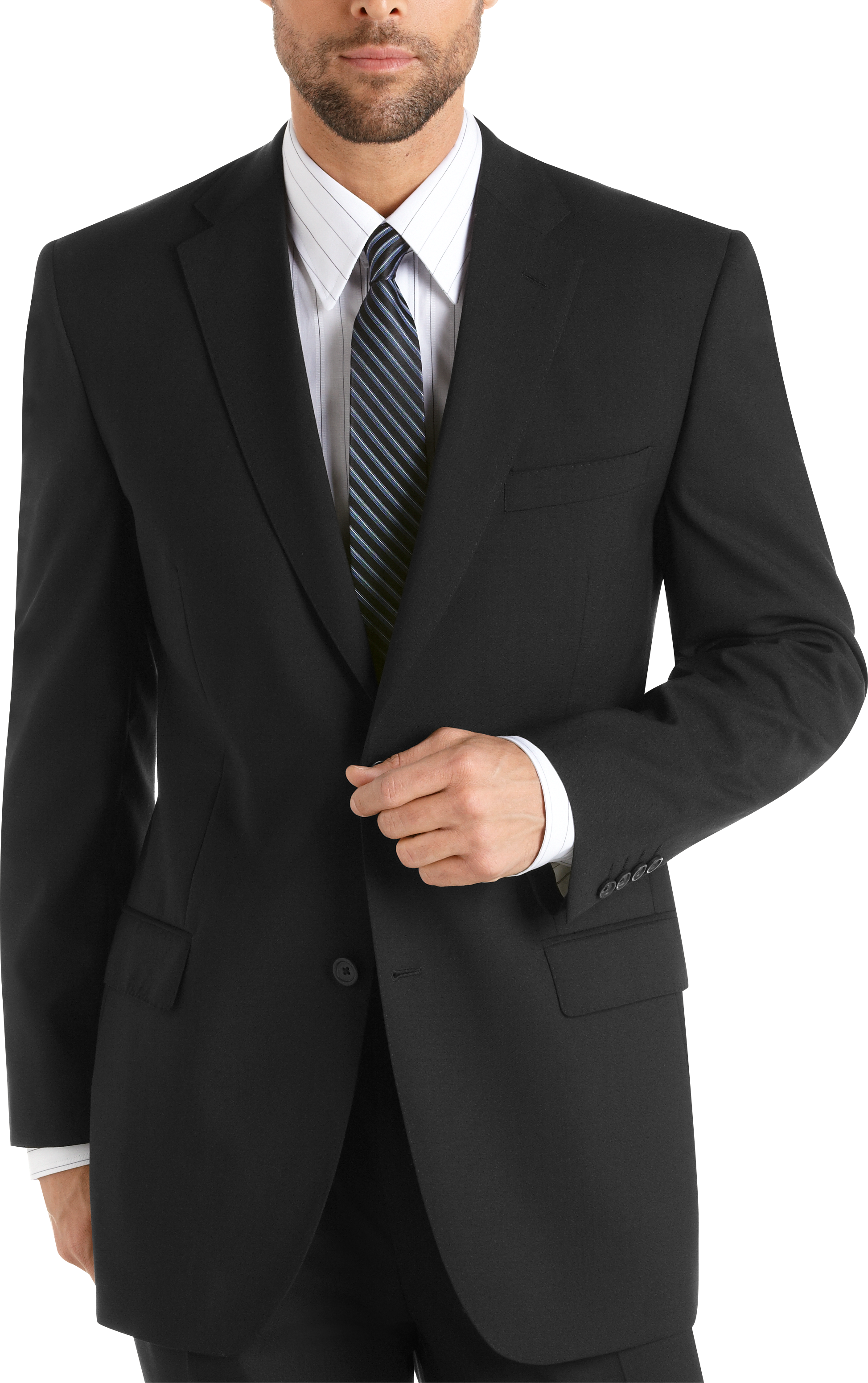 Joseph & Feiss Gold Two Pants Suit, Black