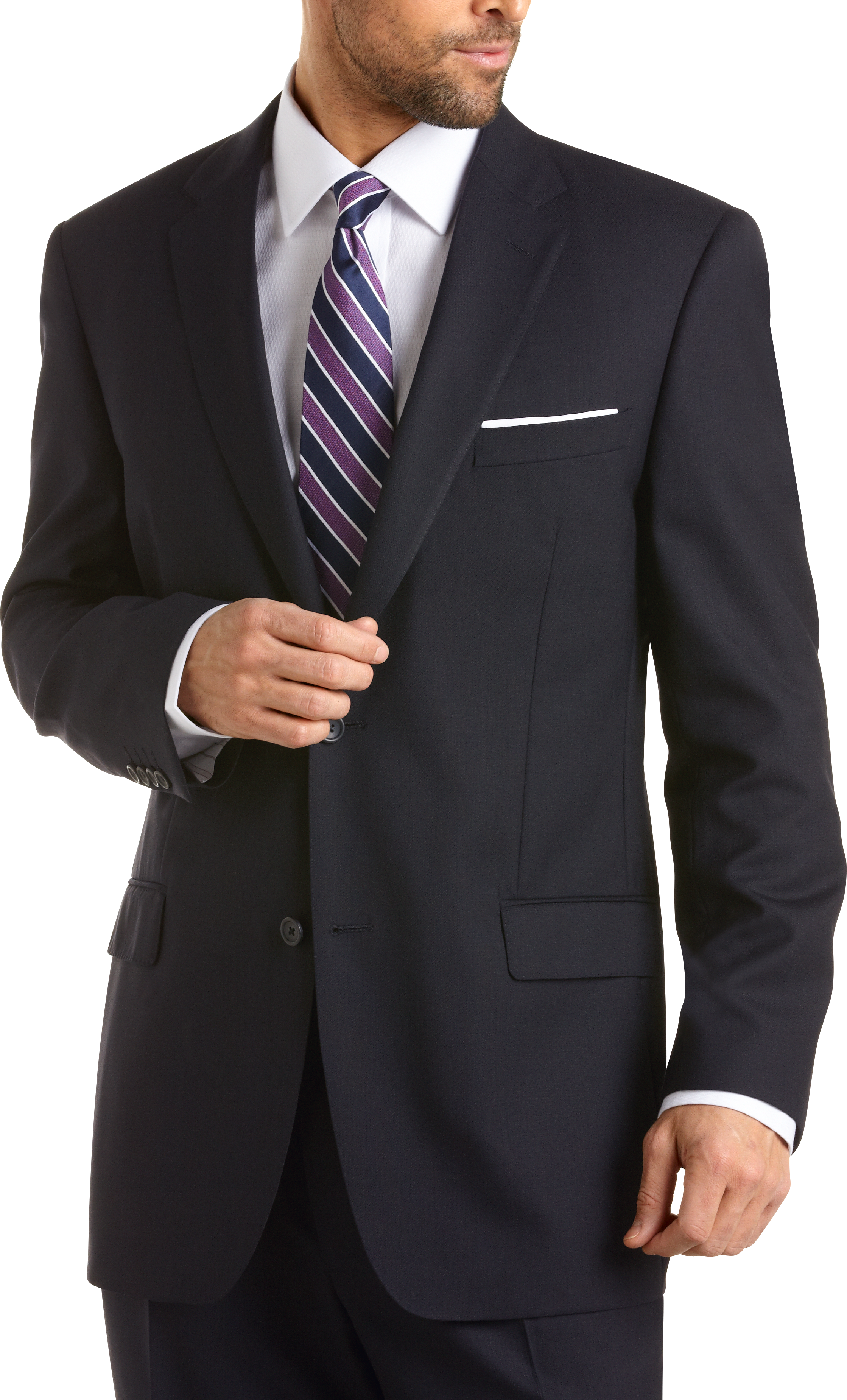 Joseph & Feiss Gold Two Pants Suit, Navy