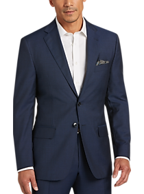 Joseph Abboud Blue Tic Modern Fit Suit