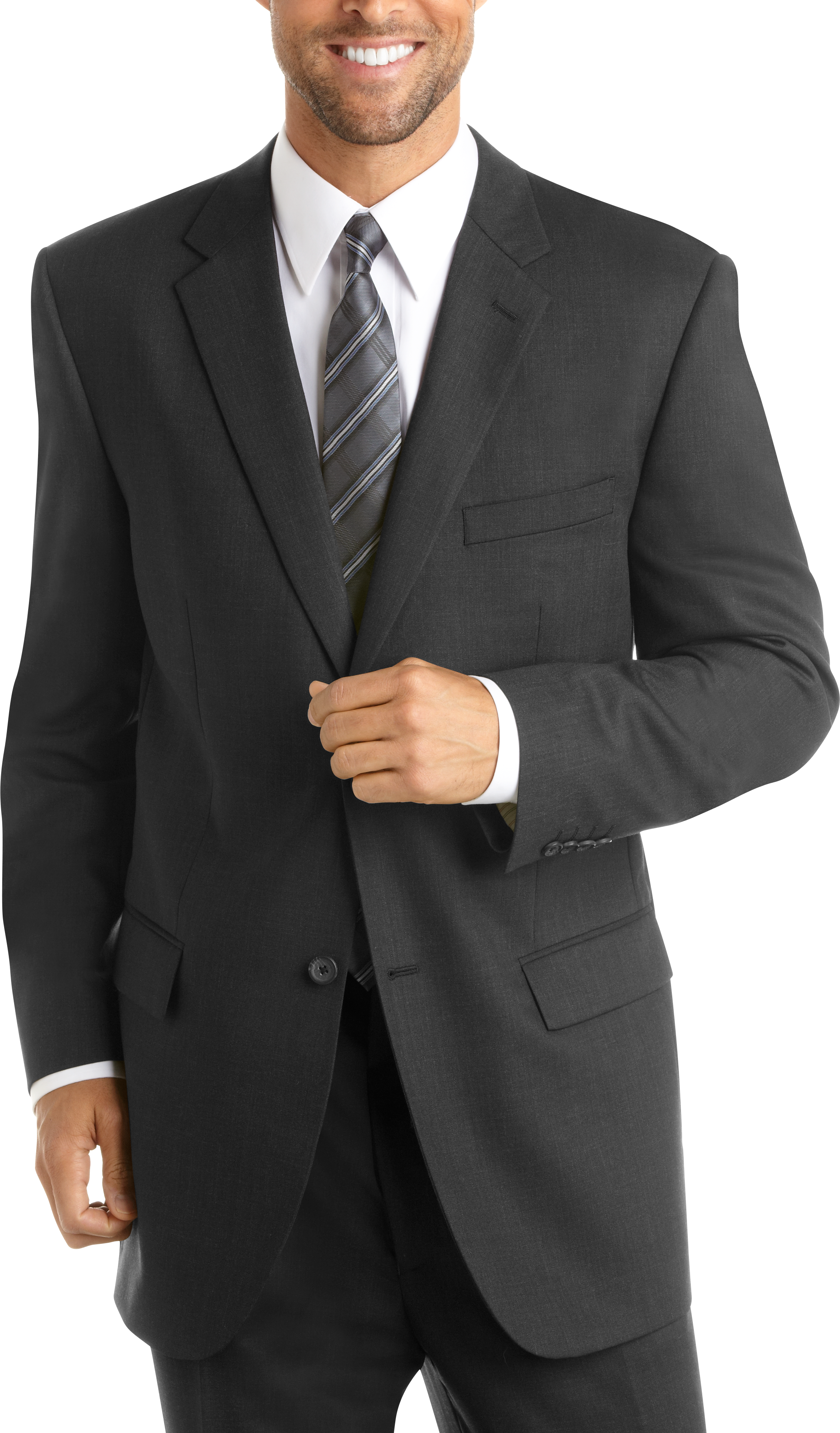 Pronto Uomo Platinum Traveller Suit, Charcoal