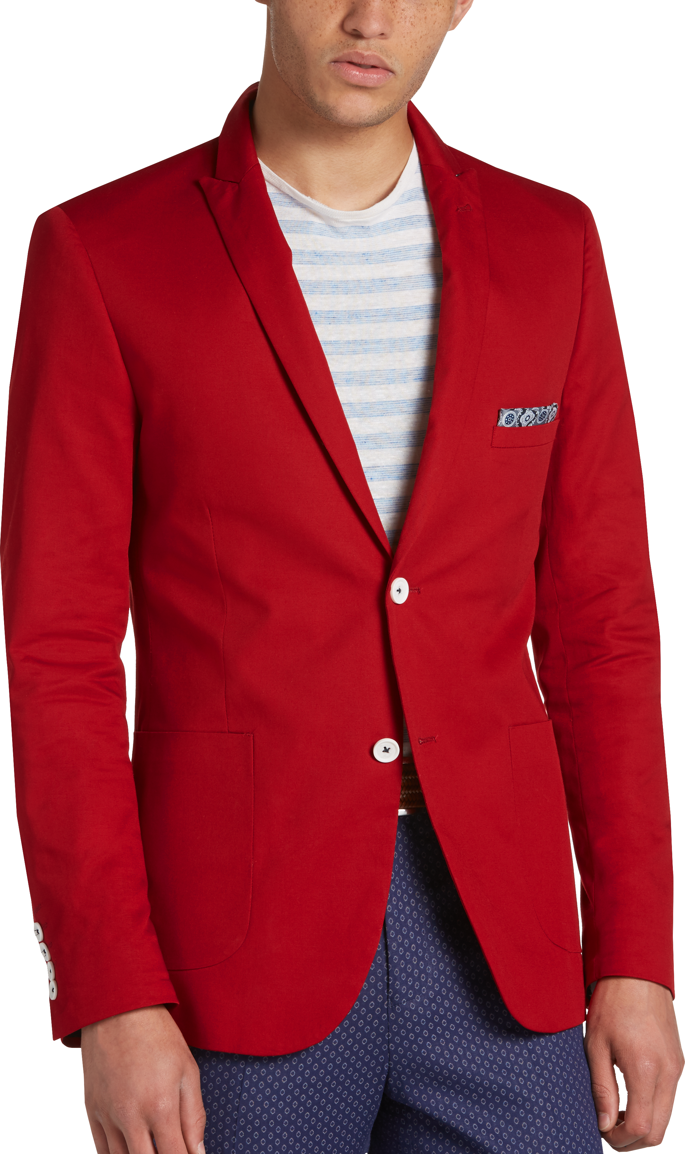 Paisley & Gray Slim Fit Suit Separates Coat, Red - Men&#39;s Blazers | Men&#39;s Wearhouse
