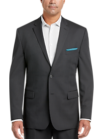 Pronto Uomo Charcoal Stripe Modern Fit Suit