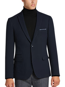 Paisley & Gray Slim Fit Suit Separates Coat Navy Wave