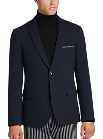 Paisley & Gray Slim Fit Suit Separates Coat Navy Wave