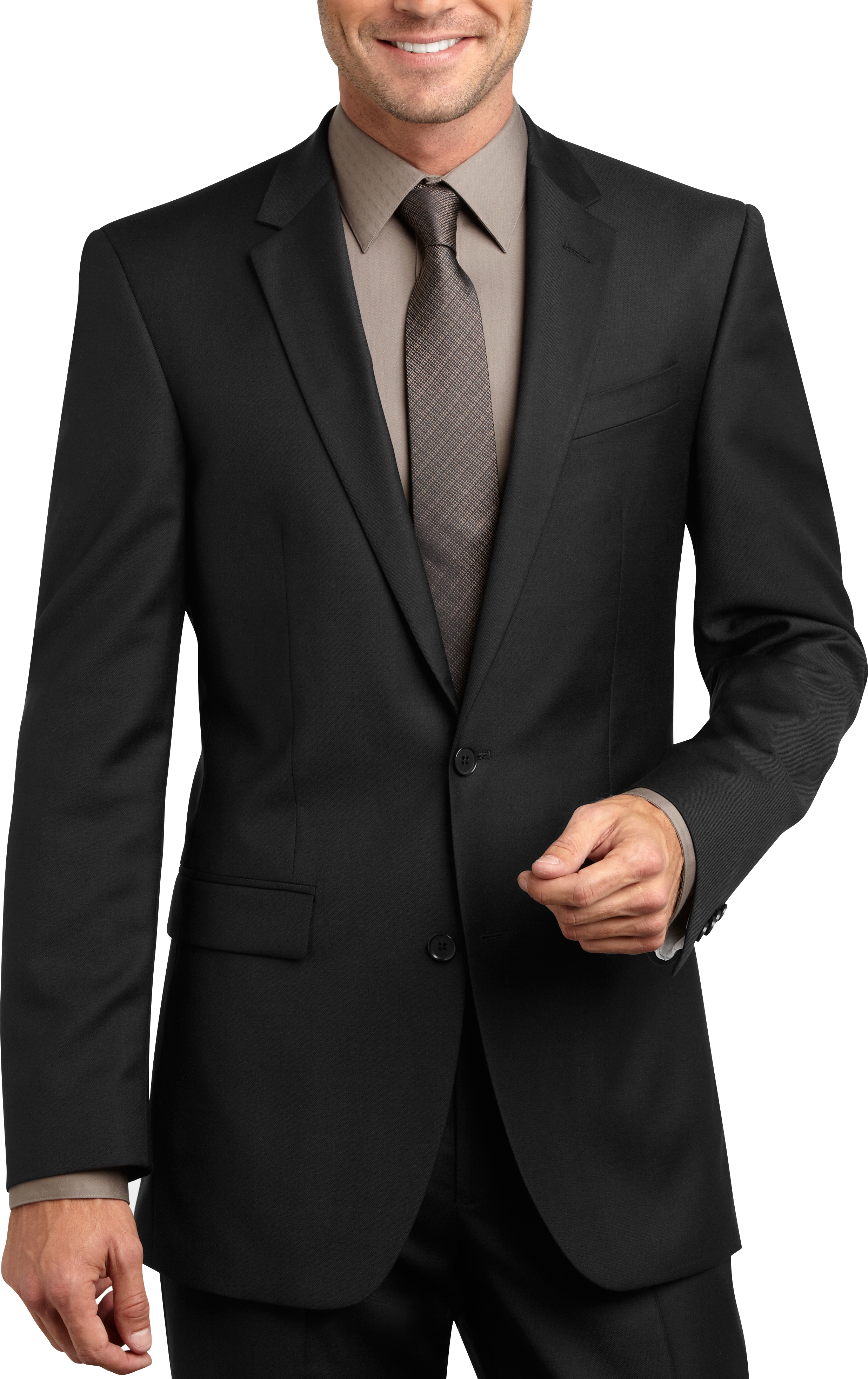 Kenneth Cole Black Modern Fit Suit