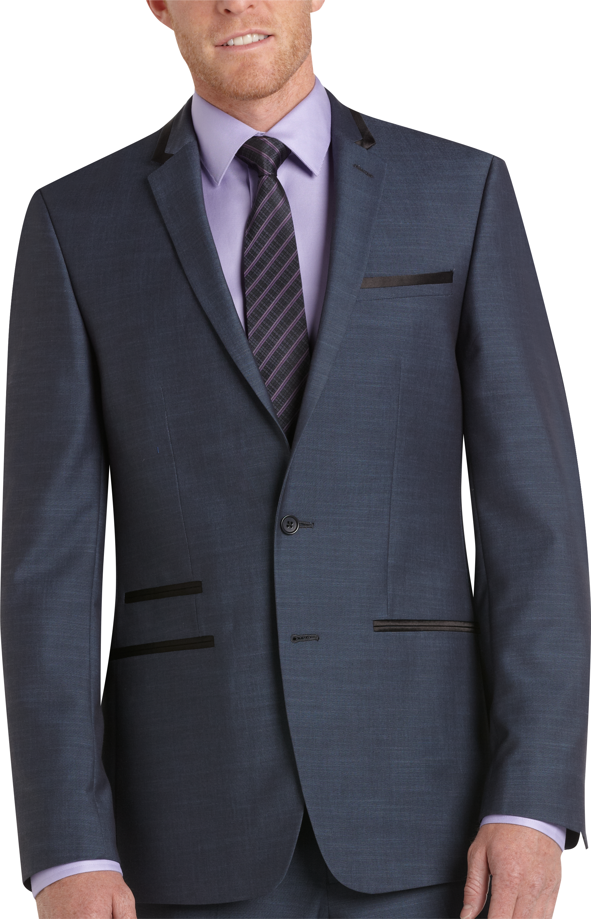 Andrew Fezza Blue Extreme Slim Fit Suit