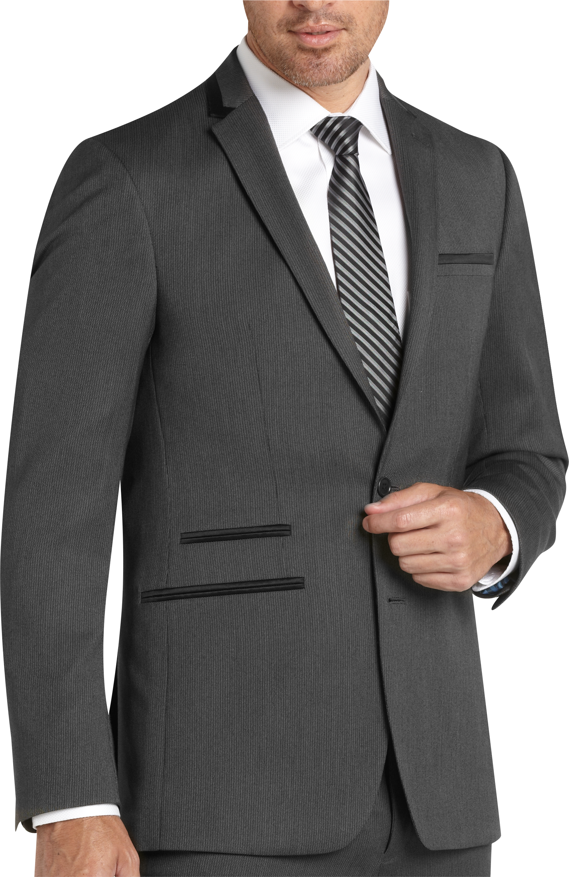 Andrew Fezza Charcoal Extreme Slim Fit Suit