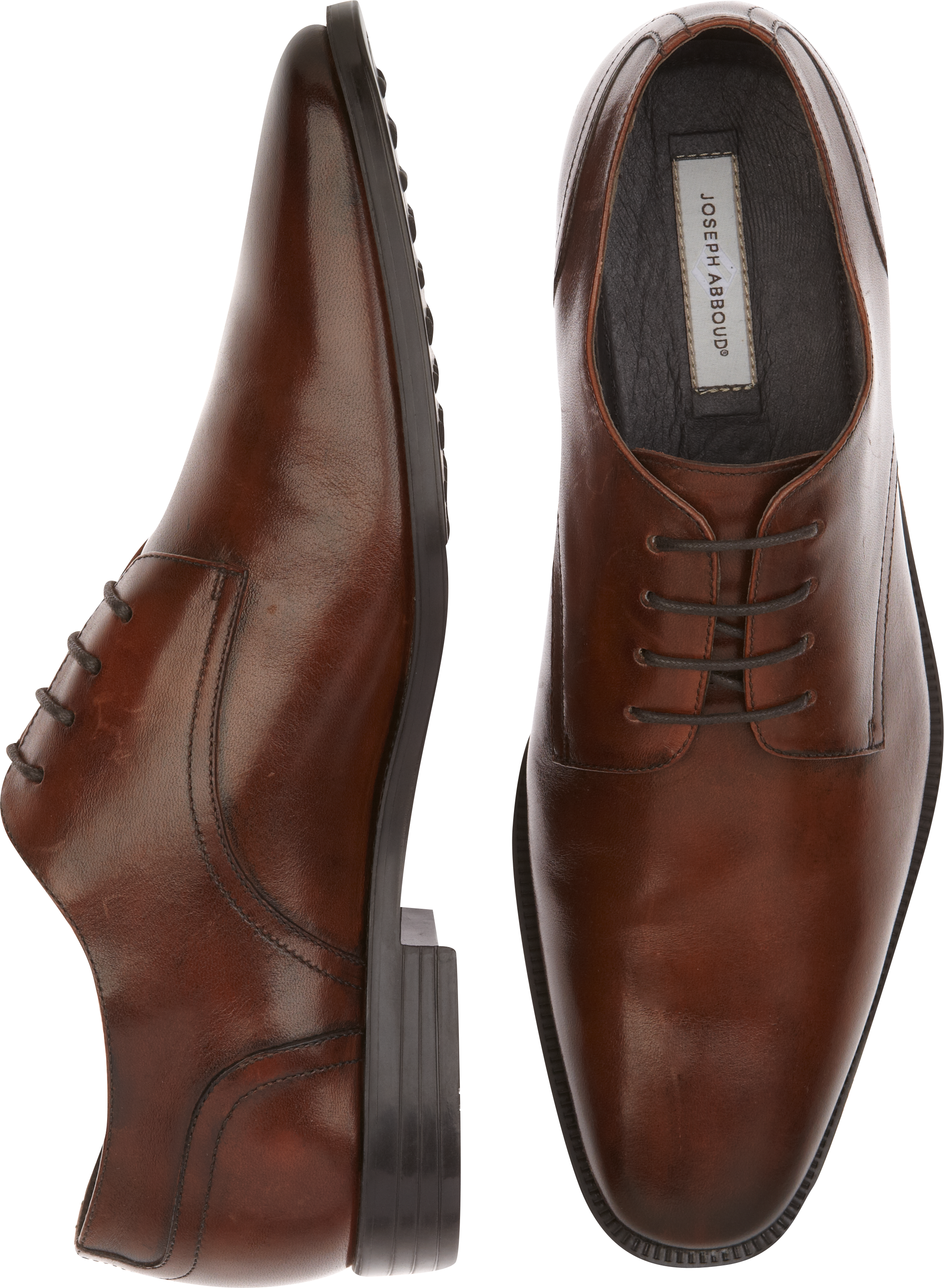 Joseph Abboud Bennett Brown Oxford Lace Ups