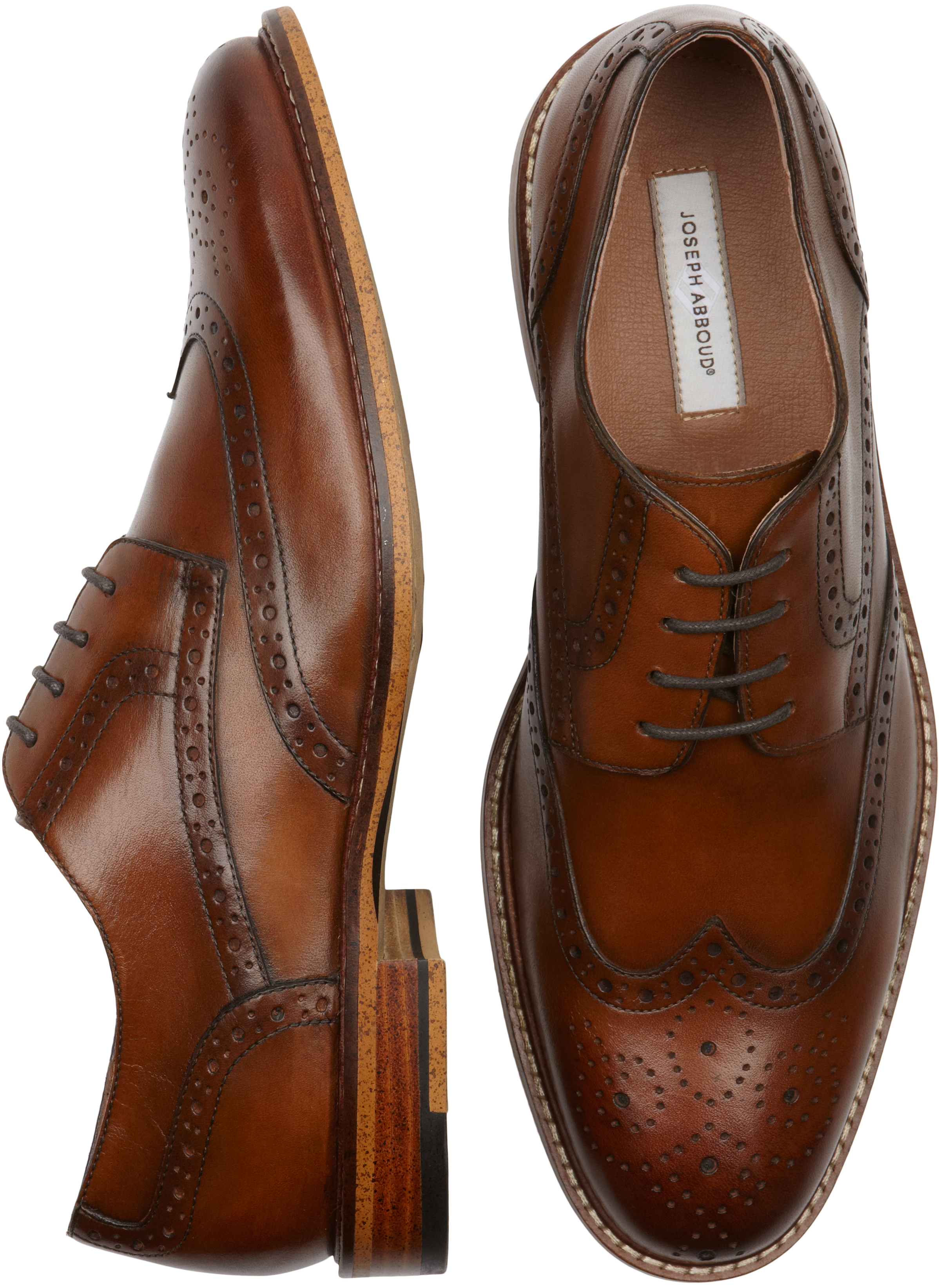 joseph abboud tan shoes