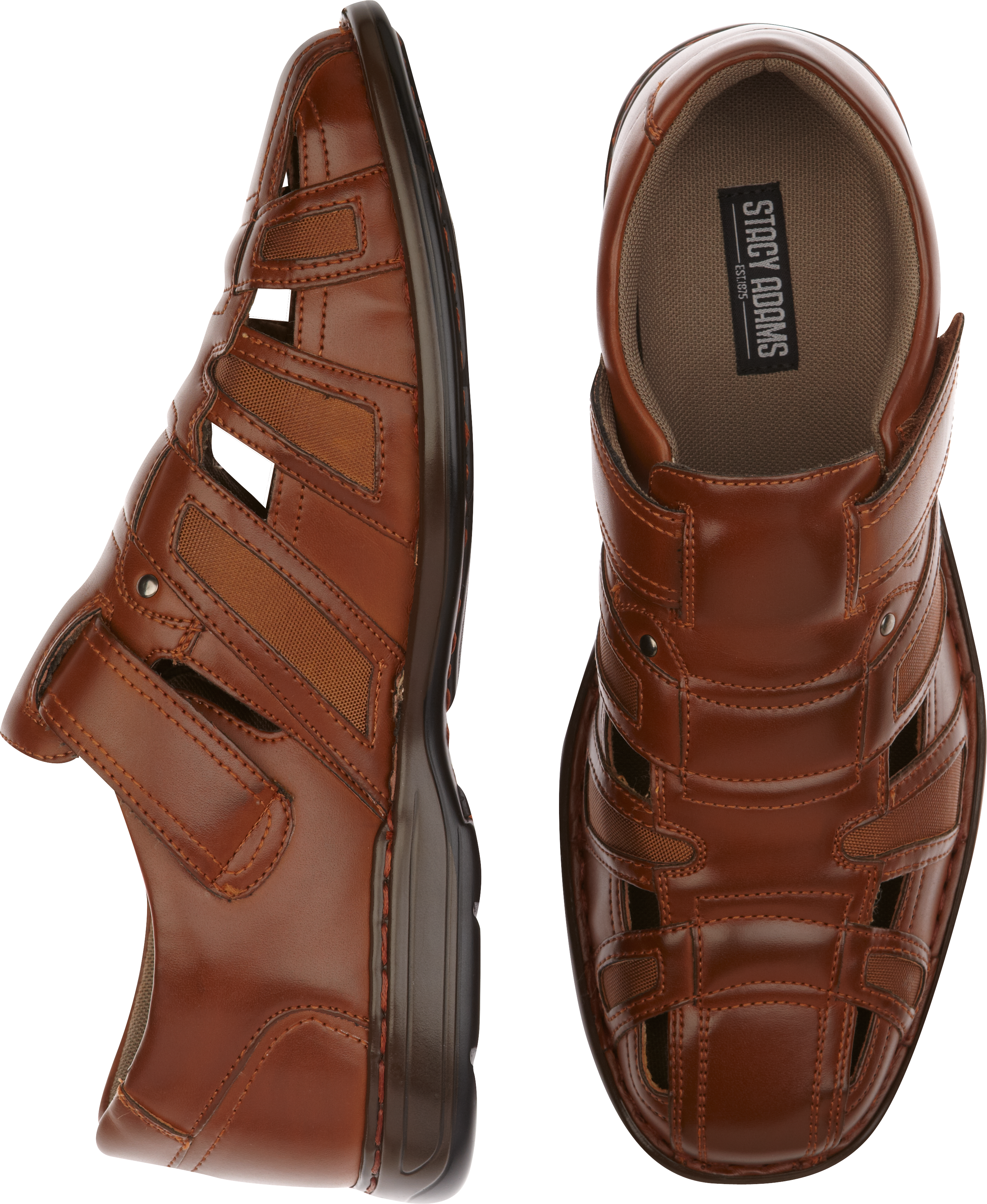 Stacy Adams Banyan Brown Sandals