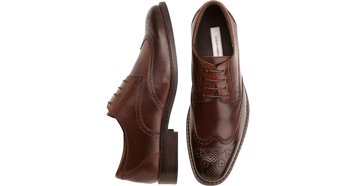 Joseph Abboud Brown Wingtip LaceUp Shoes Men's Dress Shoes Men's