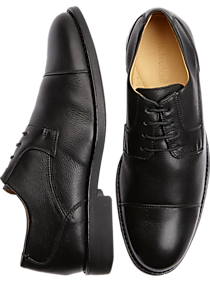 Belvedere Duke Black Cap Toe Shoes