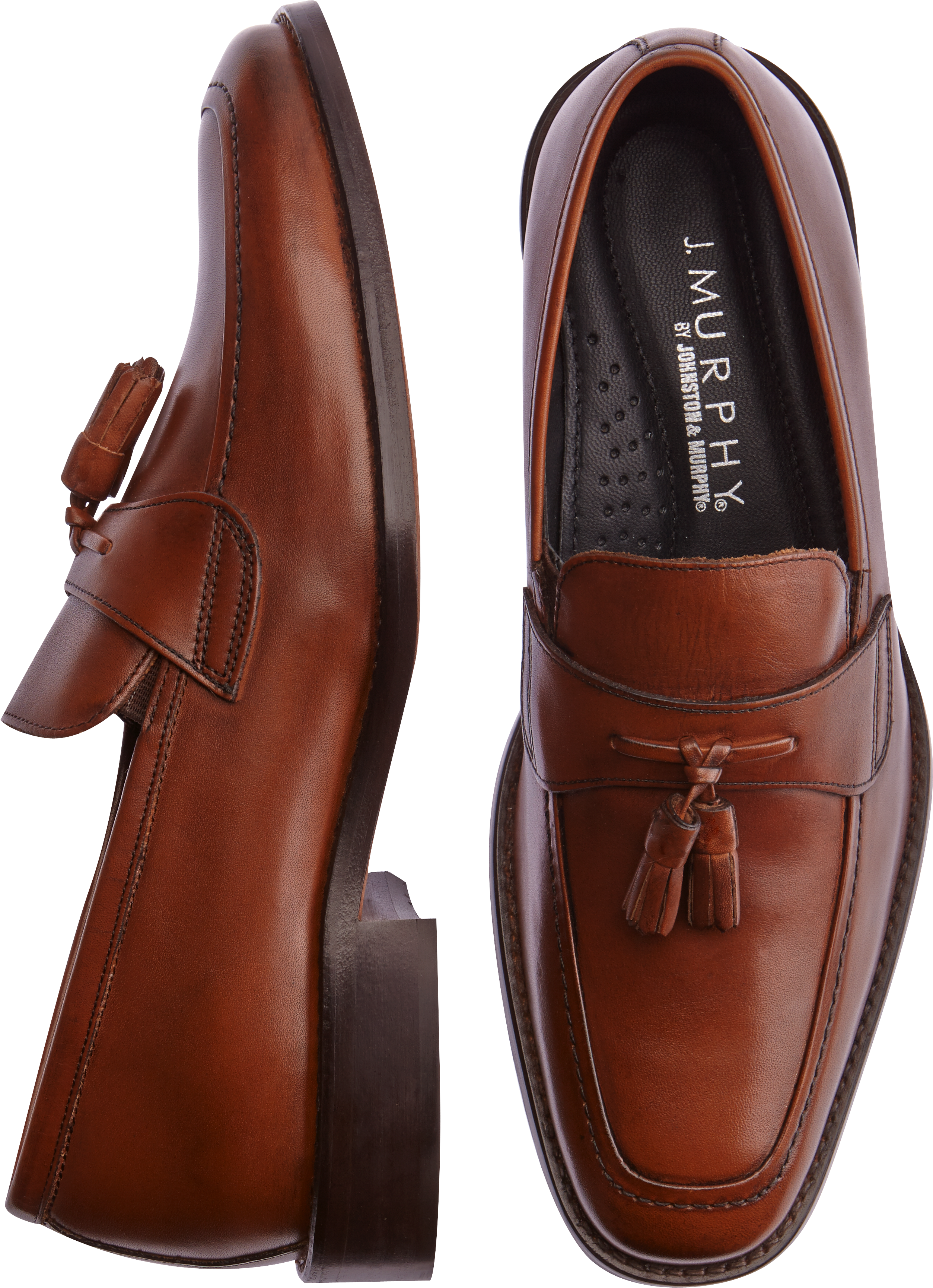 Johnston  Murphy Novick Brown Tassel Loafers