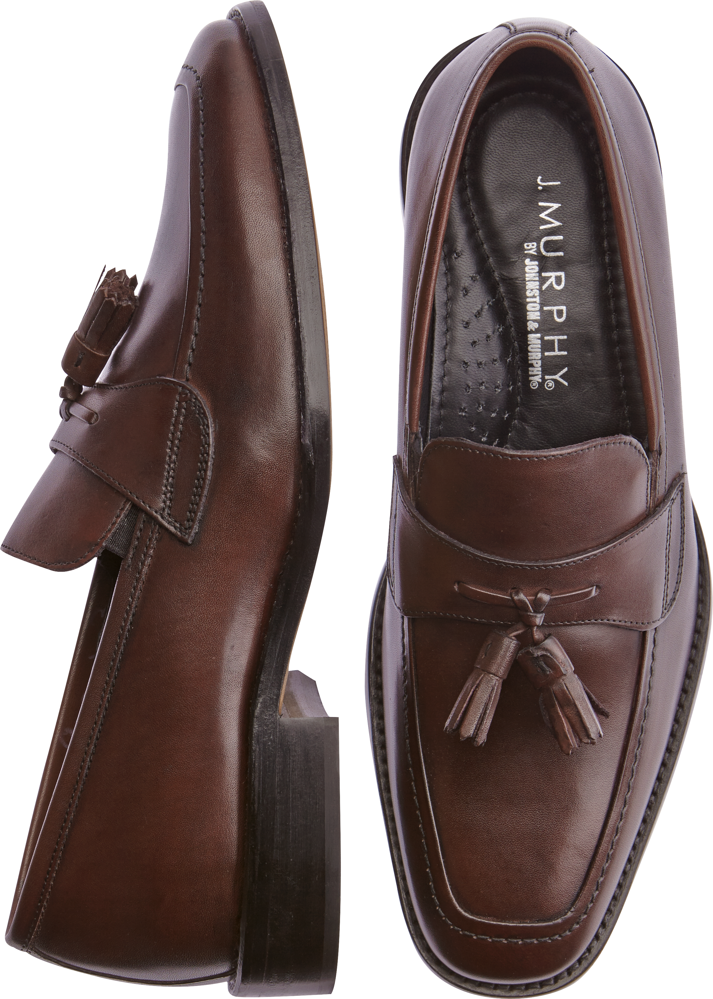 Murphy by Johnston  Murphy Novick Burgundy Tassel Loafers - Dress ...