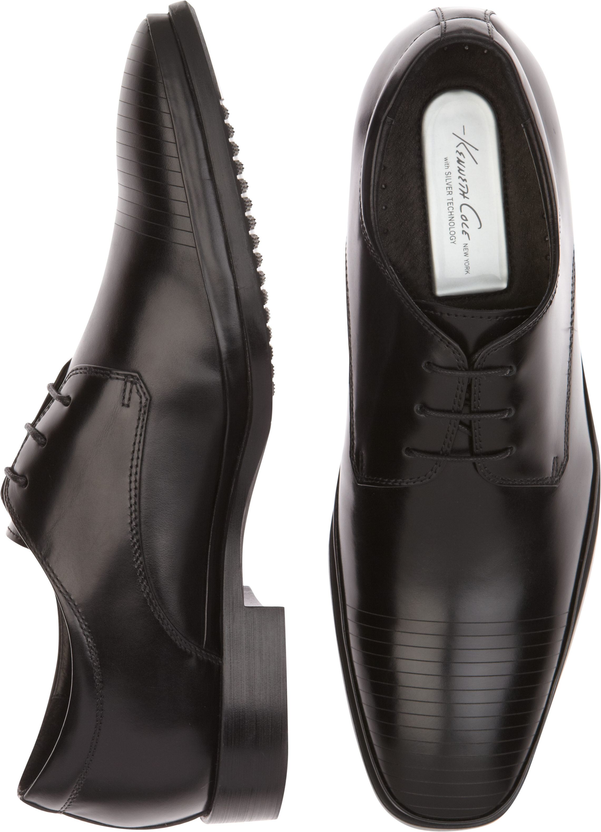 Kenneth Cole Set Your Clock Black Lace Ups