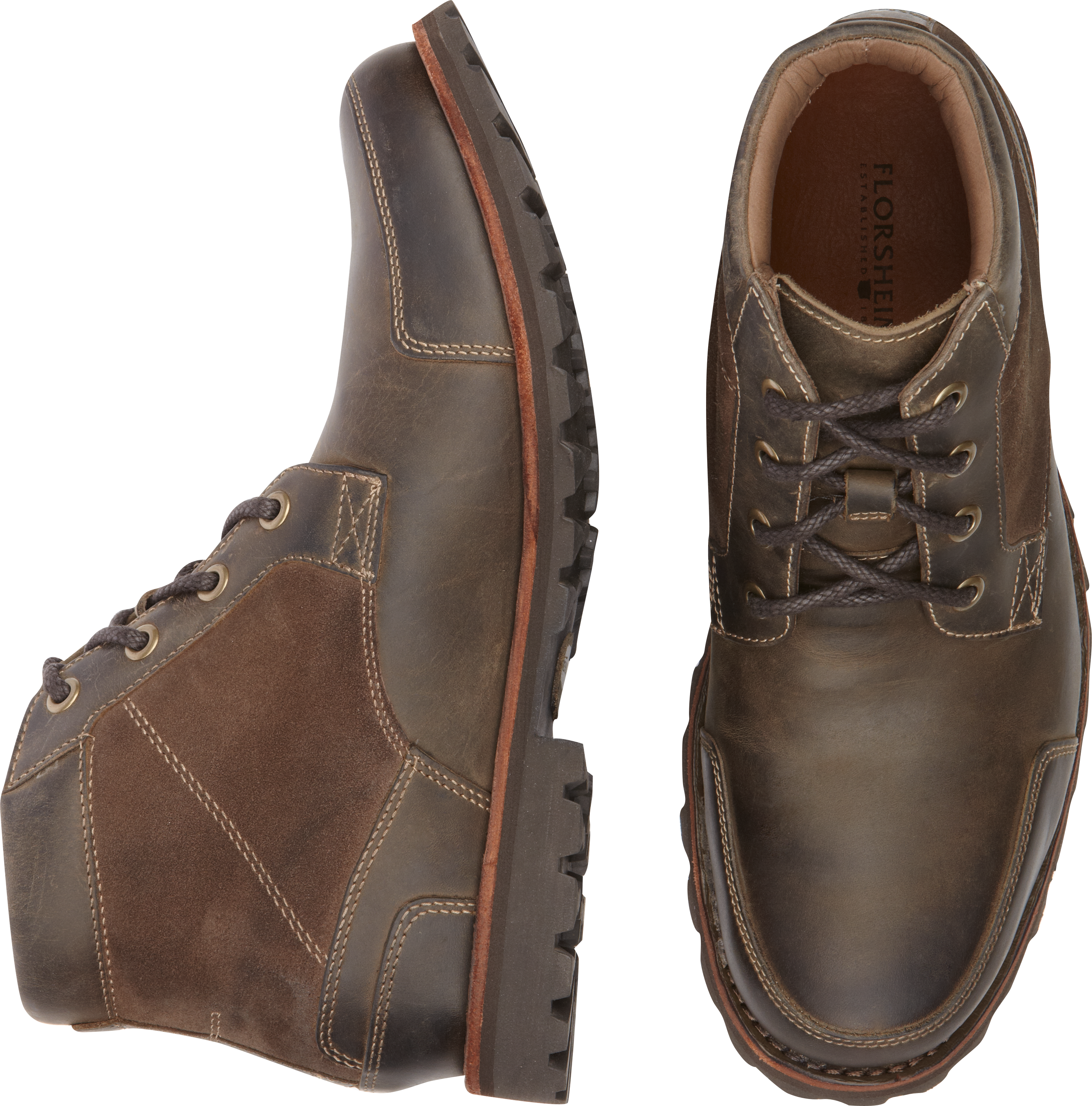 Florsheim Pine Brown Leather Boots