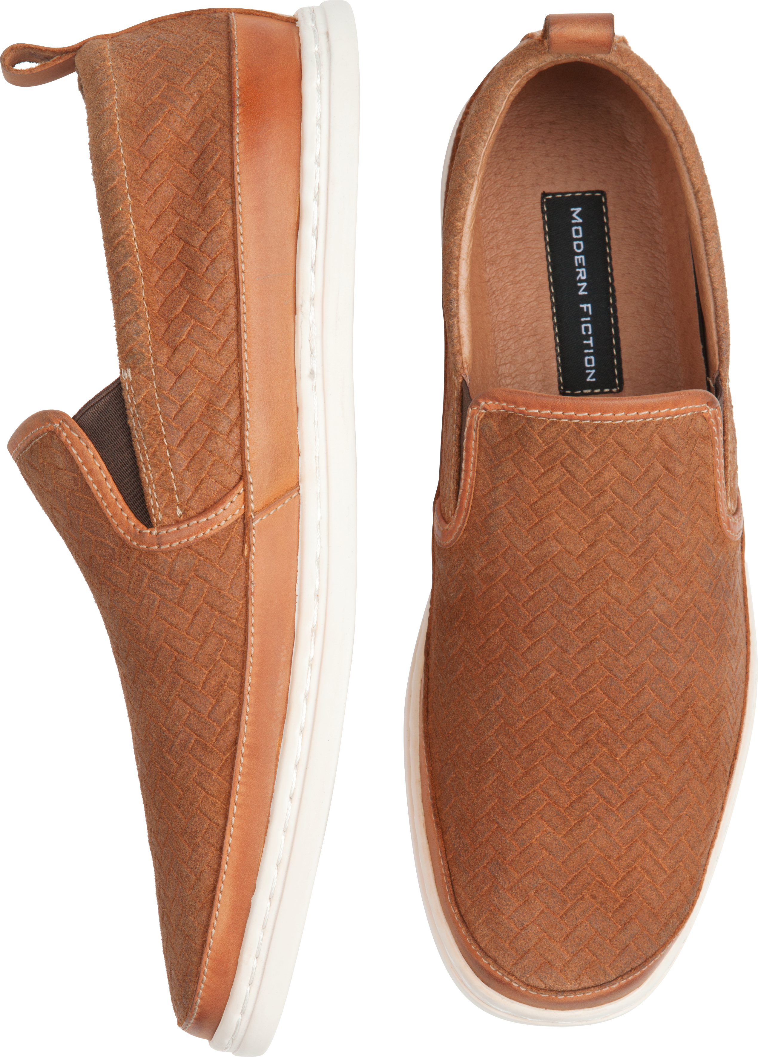 Modern Fiction Tan Slip-On Shoes