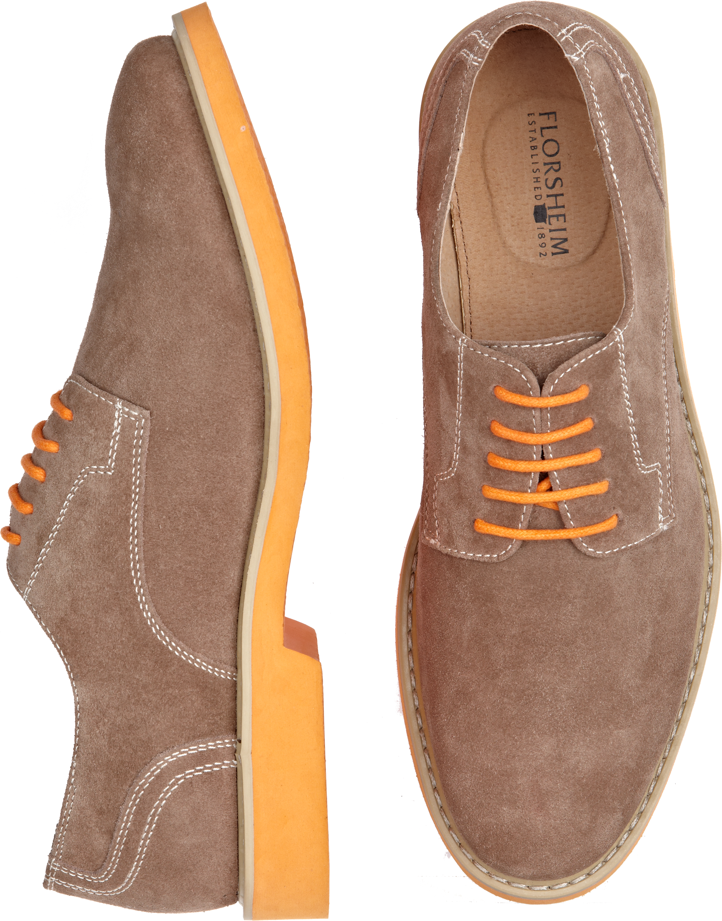 Florsheim Jeremy Tan Suede Lace Ups