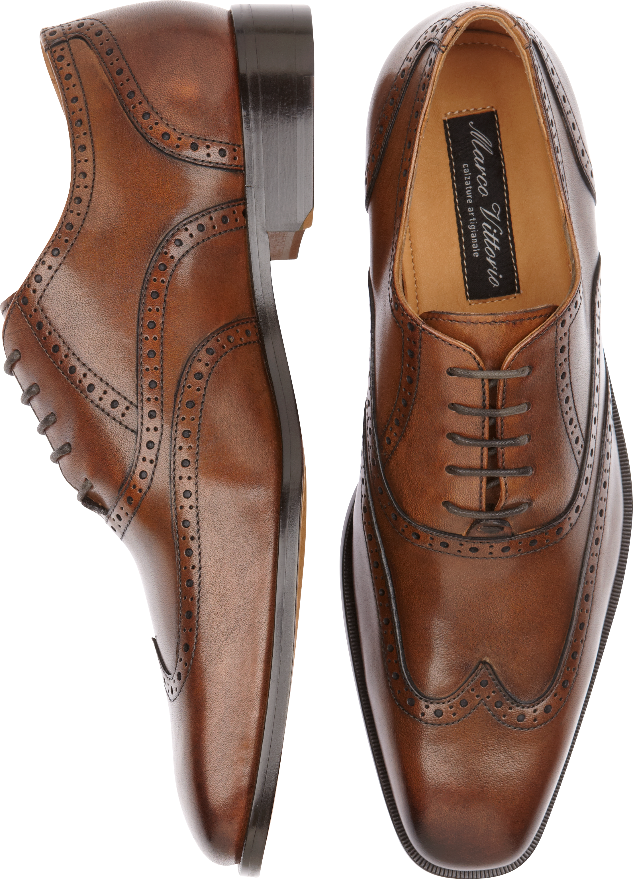Marco Vittorio Brown Wingtip Shoes