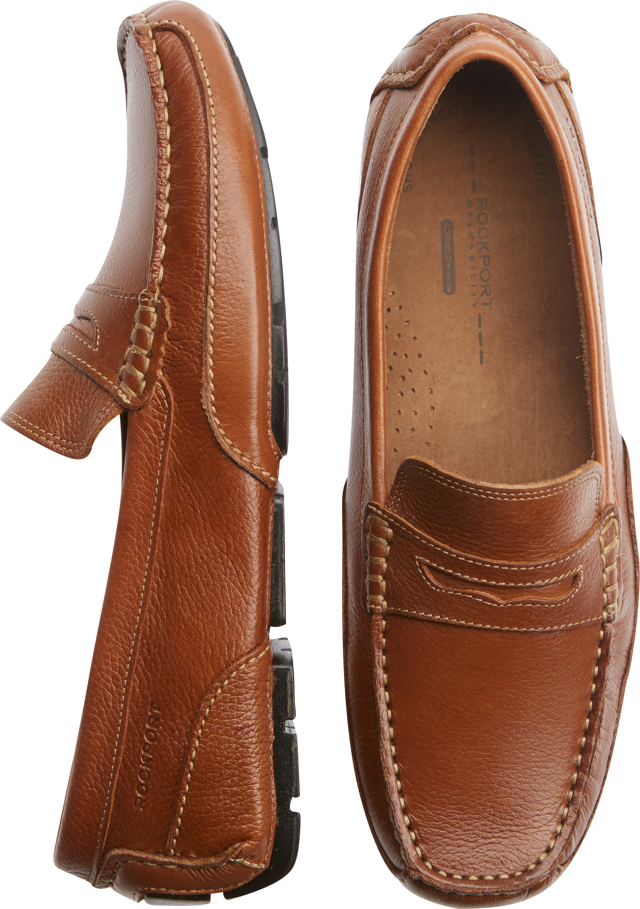 Rockport Oaklawn Park Tan Driver Shoes
