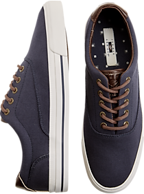 Joseph Abboud Parkers Navy Canvas Lace Ups