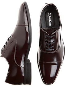 Calvin Klein Radley Burgundy Cap Toe Oxfords