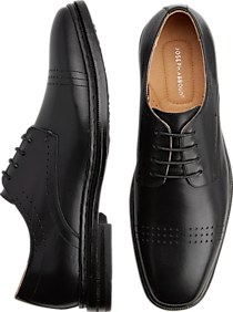 Joseph Abboud Eastman Black Lace-Up Shoes