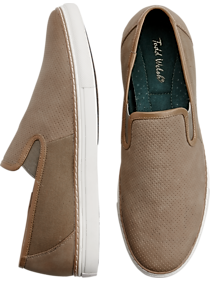 Todd Welsh Eastman Tan Canvas Slip-On Shoes