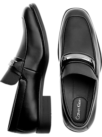 Calvin Klein Ernest Black Moc Toe Slip On