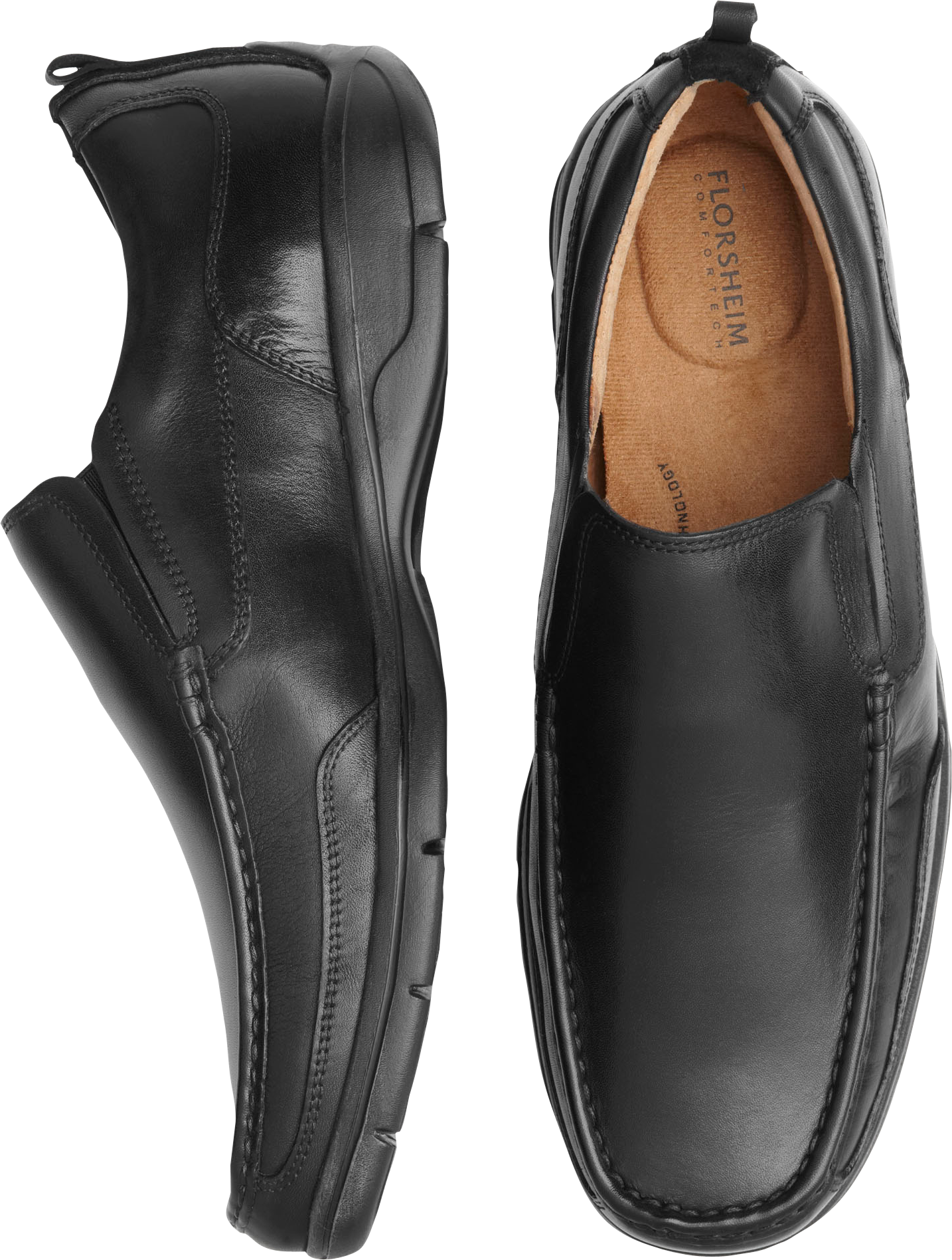 Florsheim Ellsworth Black Slip On Shoes