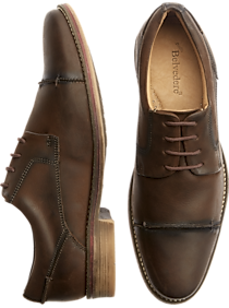 Belvedere Paris Coffee Cap Toe Dress Shoes