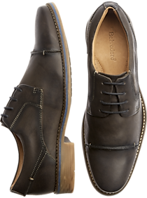 Belvedere Paris Charcoal Cap Toe Dress Shoes