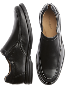 Belvedere Black Torino Slip-On Dress Shoes