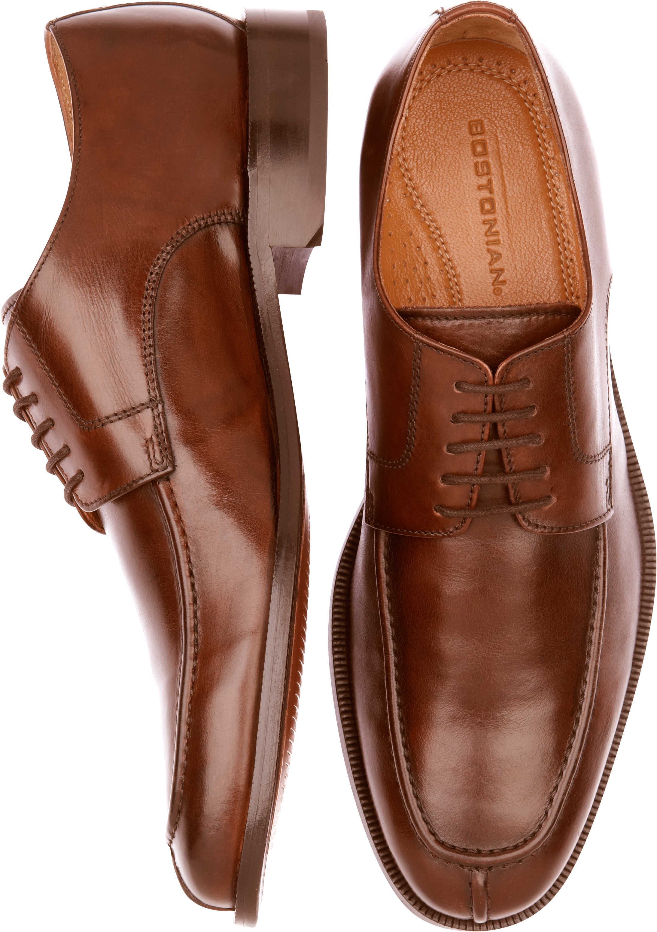 Bostonian Algonquin Brown Blucher Dress Shoes
