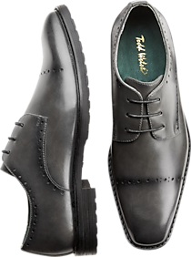 Todd Welsh Gray Cap Toe Oxfords