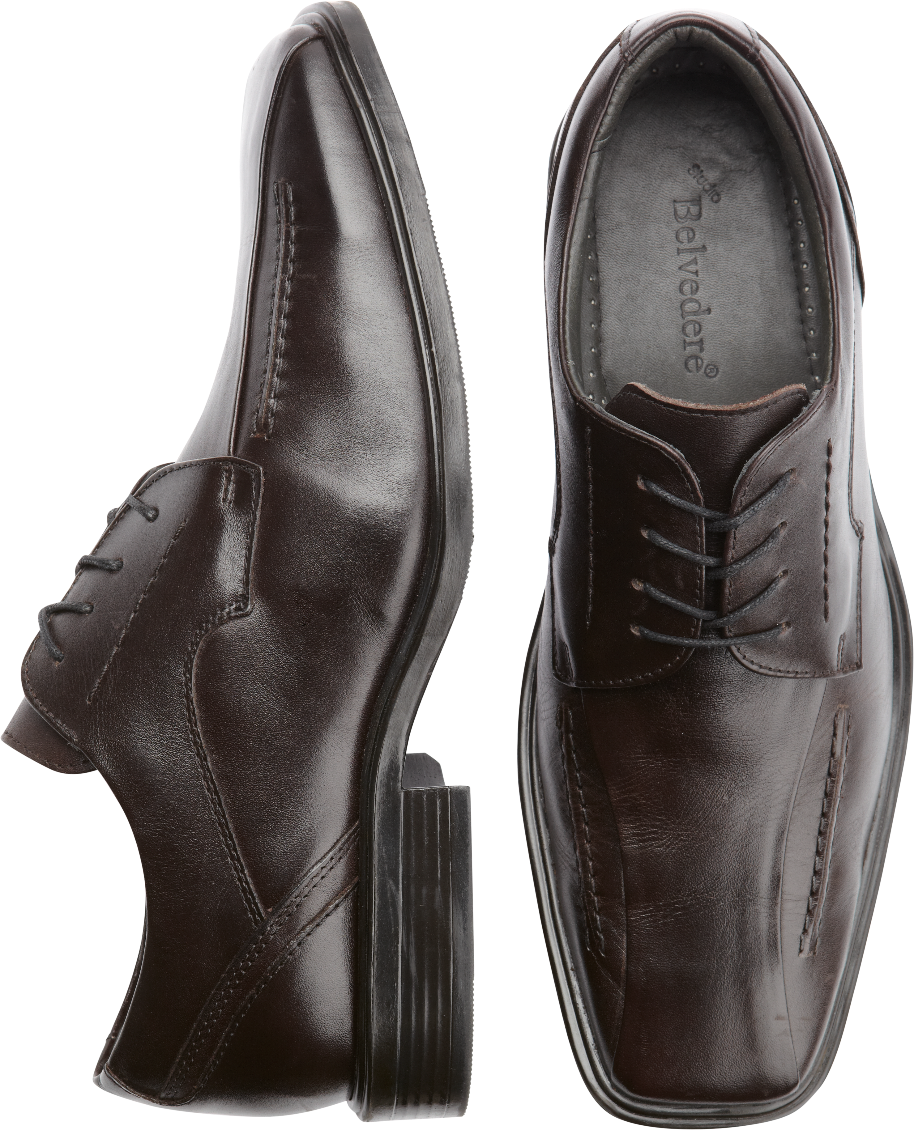 Belvedere Burgundy Bike-Toe Dress Shoes