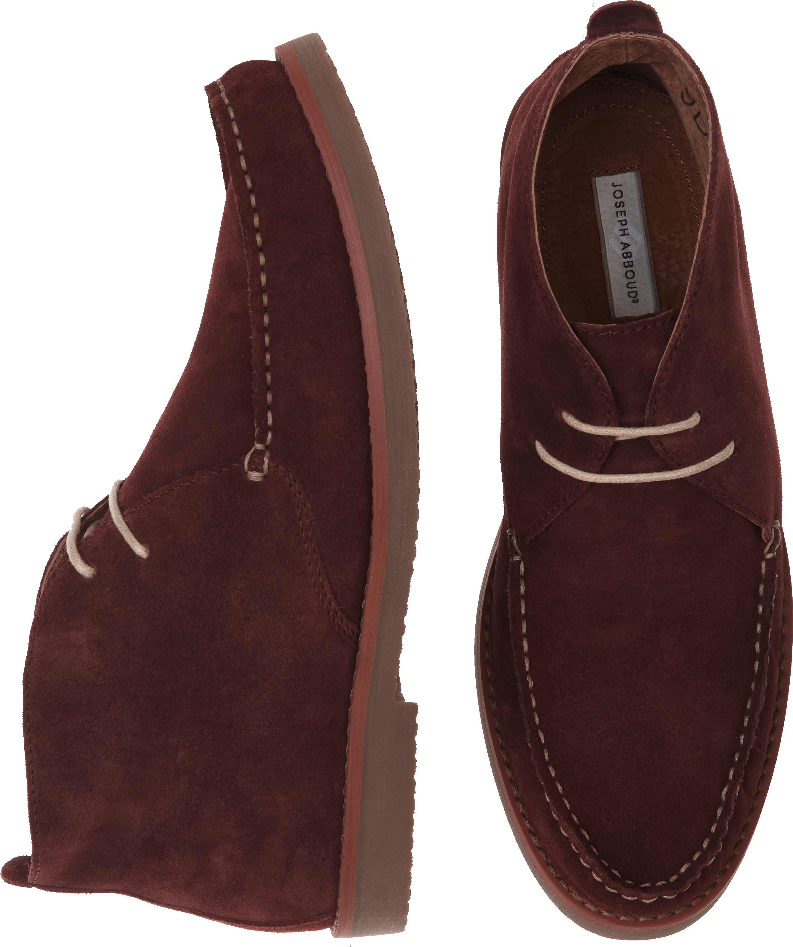 Joseph Abboud Burgundy Chukka Boots