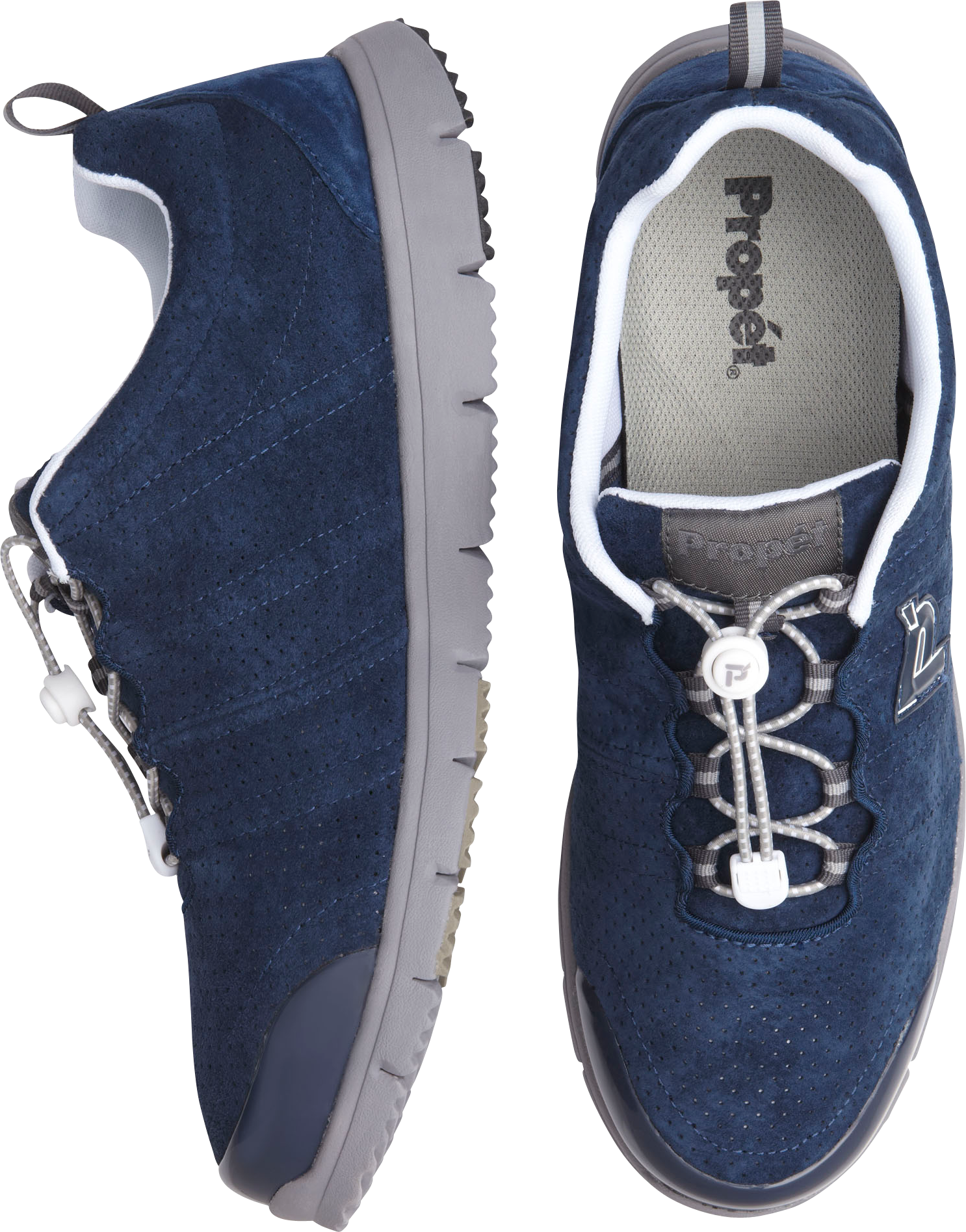 Propet Travel Walker Navy Slip-On Shoes