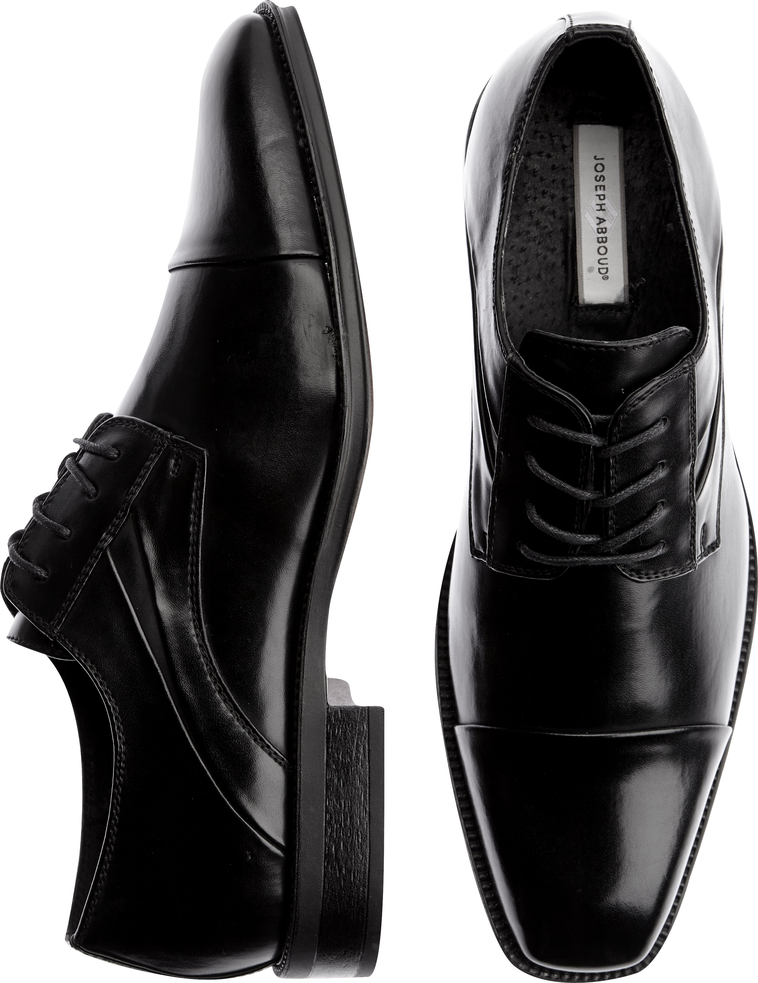 Joseph Abboud Mirage Black Lace-Up Shoes