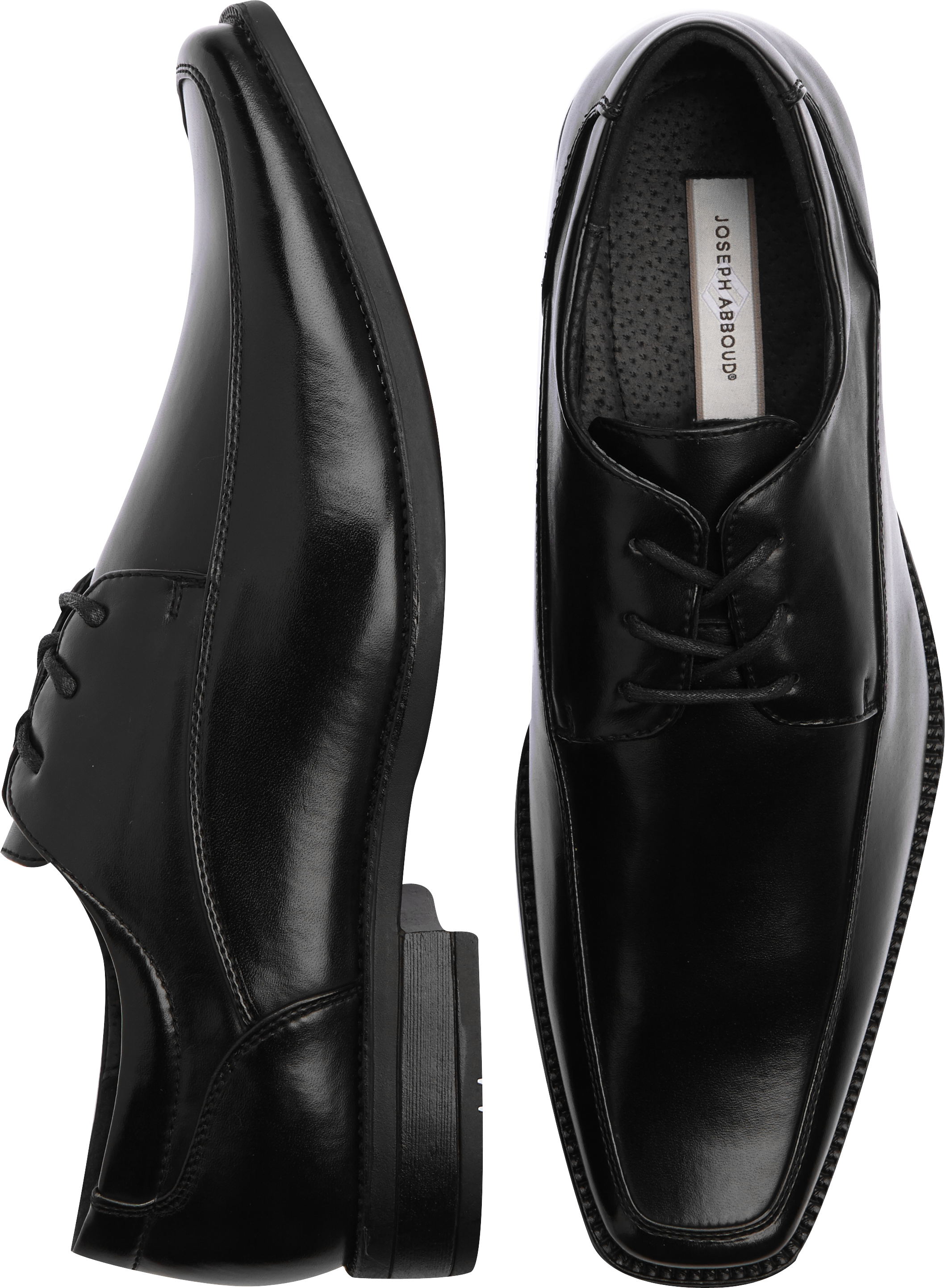 Joseph Abboud Harrison Black Lace-Up Shoes