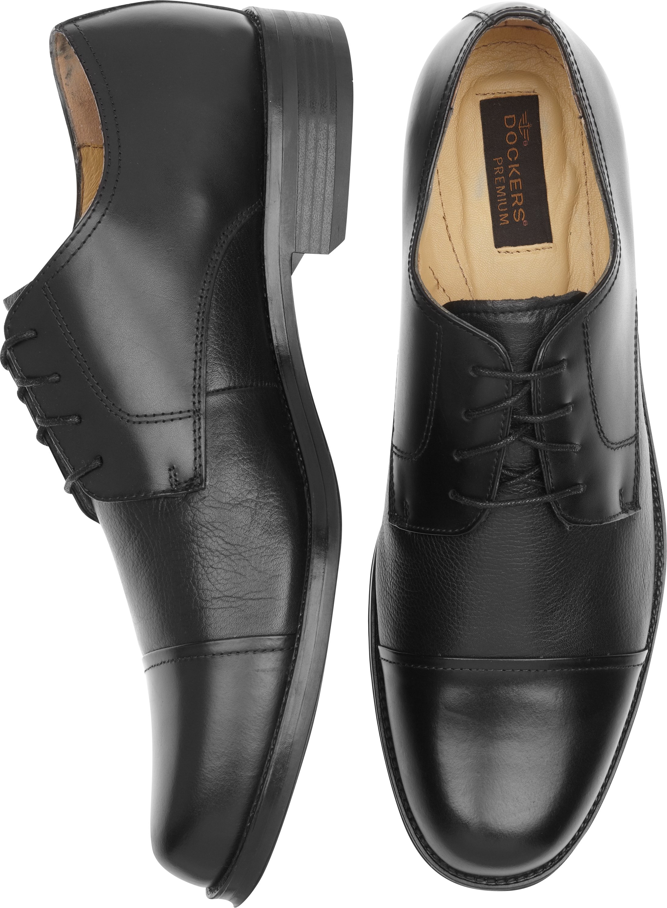 Dockers&reg; Premium Litchfield Black Lace-Up Shoes